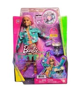 Barbie Extra Doll #10 in Floral-Print Jacket And Jogger Set w/ DJ Mouse ... - $14.99