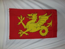 quarks 3x5 Kingdom of The West Saxons Wessex Flag Dragon Banner New - £3.76 GBP