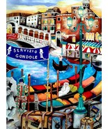 Linnea Pergola - Venice Carnivale, Limited Edition Giclee on Canvas W/ COA - £446.56 GBP