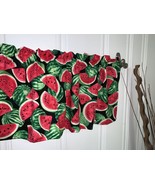 Watermelon Valance or Curtain Panel kitchen window treatment RV Camper C... - £10.45 GBP+