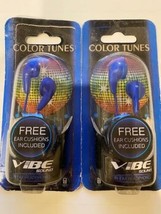 Stereo Earphones Color Tunes Headphones Vibe Sound Ear Cushions 3.5 mm P... - £5.44 GBP