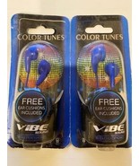 Stereo Earphones Color Tunes Headphones Vibe Sound Ear Cushions 3.5 mm P... - £5.42 GBP