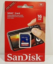 NEW SEALED SanDisk 16GB SDHC SD Memory Card - $6.79