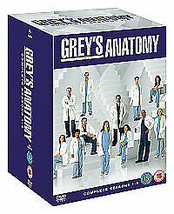 Grey&#39;s Anatomy: Complete Seasons 1-6 DVD (2011) Ellen Pompeo Cert 15 Pre-Owned R - £44.48 GBP