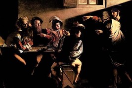 The Calling of Saint Mathew by Caravaggio - Art Print - £17.57 GBP+