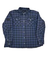 Harley Davidson Jacket Mens 4XL Blue Black Checked Plaid Armor Sleeves N... - $1,818.01 MXN