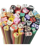 Fujiyuan 20 PCS Mixed Animal Fimo Polymer Clay Cane Rod Nail Decorations... - £3.54 GBP