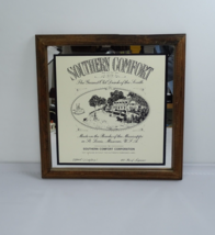 Southern Comfort VTG Mirrored Sign Bar Pub Man Cave Advertising 13x13 Ca... - £22.24 GBP