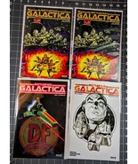 Lot 4 Battlestar Galactica 1999 Tourbook Convention Realm Dynamic Forces... - $838.88 MXN