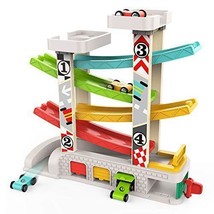 TOP BRIGHT Car Ramp Toy for 1 2 3 Year Old Boy Gifts Toddler Race Track Toy f... - £36.51 GBP