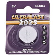 Ultralast UL2025 UL2025 CR2025 Lithium Coin Cell Battery - £19.61 GBP