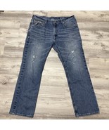 Ariat M4 Boot Cut Jeans Mens 40x34 Relaxed Low Rise Coltrane Durango Denim - $49.86 CAD