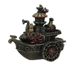 Hand Painted Steampunk Style Airship Gondola Statue - £63.28 GBP