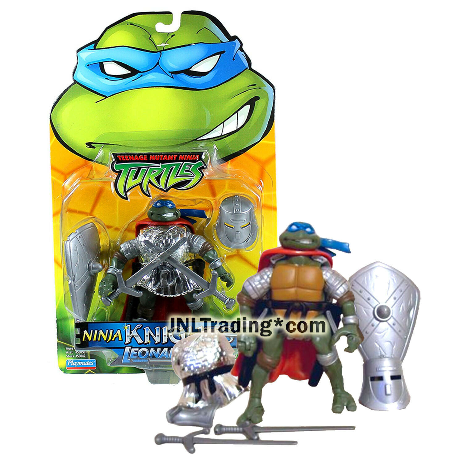 Year 2004 Teenage Mutant Ninja Turtles TMNT 5 Inch Figure Ninja Knights LEONARDO - $74.99