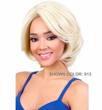 Oradell Motown Tress Hbsl. Alon Human Hair Blend Swiss Silk Lace Wig Bob OL11" - £23.97 GBP