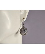 Womens Vintage Estate Sterling Silver Modernist Dangle Earrings 7.3g E7887 - $44.55