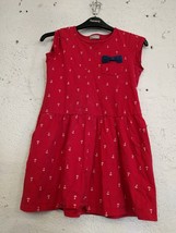 Girls Tops I Love Girlwear Size 9 Years Cotton Red Top - £7.07 GBP