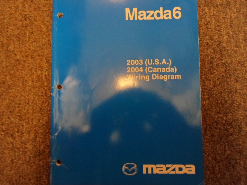 2003 Mazda 6 Mazda6 Electric Diagram Wiring Manual Troubleshooting Ewd E... - $98.79