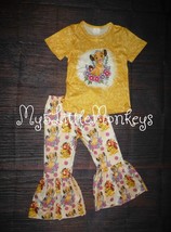 NEW Boutique Lion King Simba Girls Bell Bottoms Outfit Set - $19.99