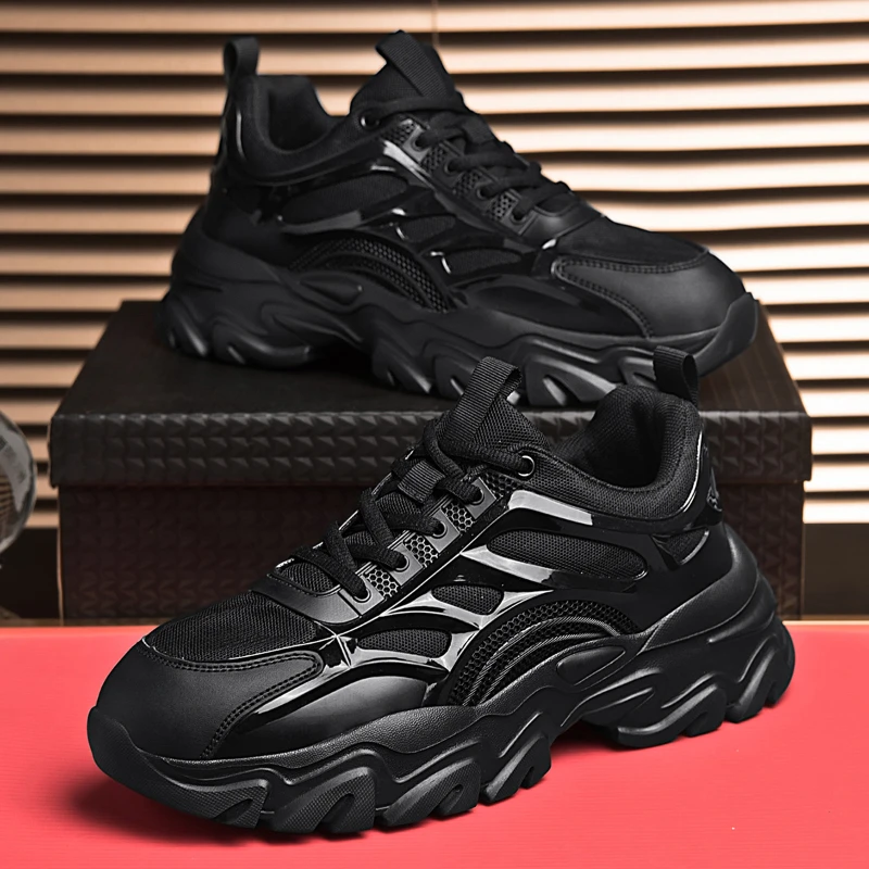 Trend Platform Sneakers Shoes For Men Mesh Casual Sport Running Sneakers... - $56.91