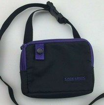 Vintage Case Logic Walkman Carrying Case Fanny Pack Bag Black Purple Camera - £31.23 GBP