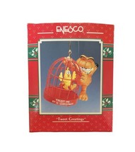 1991 Enesco Garfield Tweet Greetings Christmas Ornament - £16.97 GBP