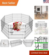 Sturdy 24-Inch Portable Pet Playpen - Ideal Dog and Small Animal Exercis... - $63.00