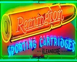 Remington Cartridges Advertising Neon Metal Sign (not real neon) - £47.17 GBP