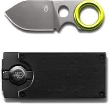 31-002521N GDC Pocket Knife Money Clip, GDC Fixed Blade and Case, EDC Gear, Stai - £32.08 GBP