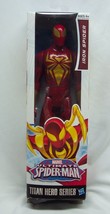 Hasbro Marvel Ultimate Spider-Man Iron Spider 11&quot; Titan Hero Action Figure 2014 - £11.59 GBP