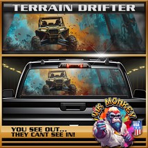 Terrain Drifter - Truck Back Window Graphics - Customizable - $58.95