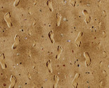Landscape Medley Sand Footprints Beach Cotton Fabric Print by the Yard D... - $11.95