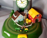 John Deere Farm Diorama Clock 8 x 7 inch - $24.70