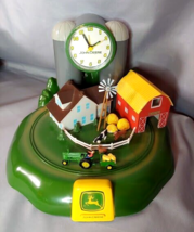 John Deere Farm Diorama Clock 8 x 7 inch - £19.40 GBP