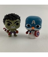 Funko Pop Marvel Holiday Mini Figures Christmas Captain America Snowman ... - $27.01 CAD