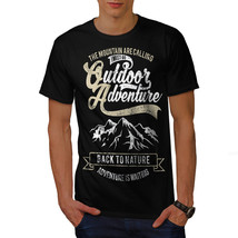 Nature Adventure Mountain Shirt  Men T-shirt - £10.34 GBP