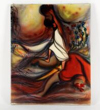 An item in the Art category: "David and Goliath" by Naim Basson Oil Painting on Canvas Unframed 20" x 16"