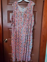 Easy Essentials Sleeveless Colorful Paisley Dress Size 5XL - $29.70