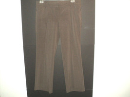 NEW New York &amp; Co 7th Ave Suiting, Dress Pants, Size Petite 12 Brown, St... - £15.86 GBP