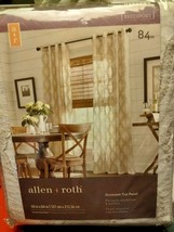 Allen + Roth Curtain Panels 50”x95” Rod Pocket Back Tab Gray #3728112  L... - $24.75
