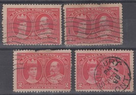 ZAYIX - 1908 Canada 98 used - Quebec Tercentenary 4 mixed quality 060222S107 - £4.79 GBP