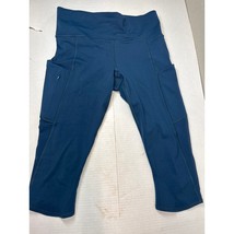 Athleta Up For Anything All In Capri Tight Black Sculptek Stash Pocket M... - $557.80 MXN