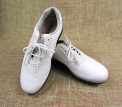 Foot Joy women&#39;s golf shoes White Soft Spikes #93913 6M - £18.77 GBP
