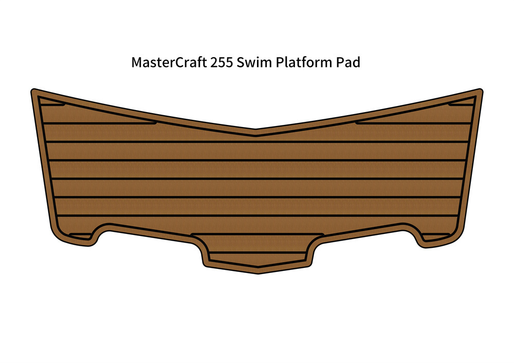 MasterCraft 255 Swim Platform Step Pad Boat EVA Faux Foam Teak Deck Floo... - $281.00