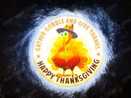 Happy ThanksGiving | Edge Lit Acrylic Signs - £50.29 GBP