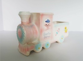 Vintage NAPCO sleepytime express ceramic train engine nursery planter - £20.03 GBP