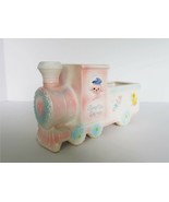 Vintage NAPCO sleepytime express ceramic train engine nursery planter - $34.17 CAD