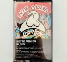 1983 Bette Midler No Frills Cassette Tape Vintage Pop Atlantic - £7.86 GBP
