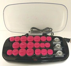 Conair Hot Curls &amp; Waves With 20 Ceramic Flocked Multi-Size Rollers And Clips - £16.81 GBP