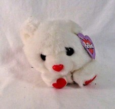 Puffkins Plush White Bunny Rabbit New 4.25&quot; tall Stuffed Animal Toy  - $4.95